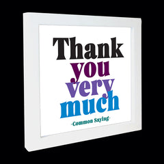 "thank you very much" card