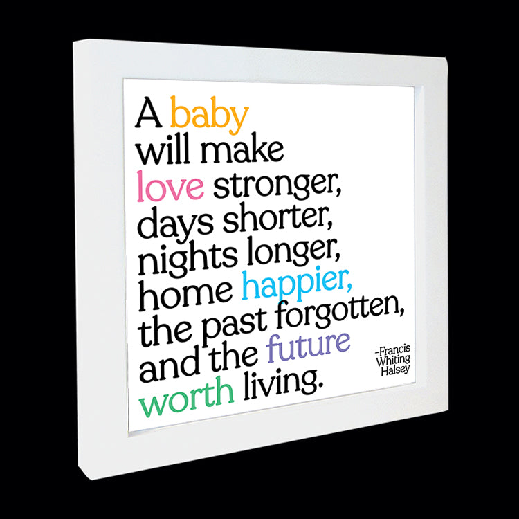 "a baby will make" card