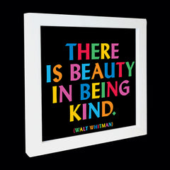 "beauty in being kind" card