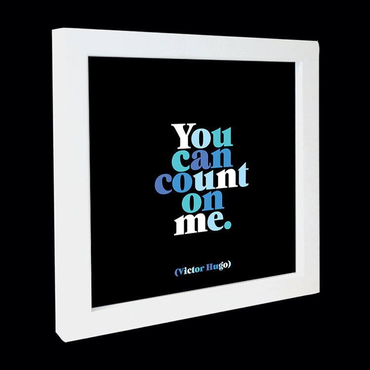 "you can count on me" card