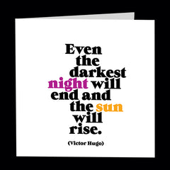 "darkest night" card