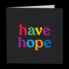 "have hope" card