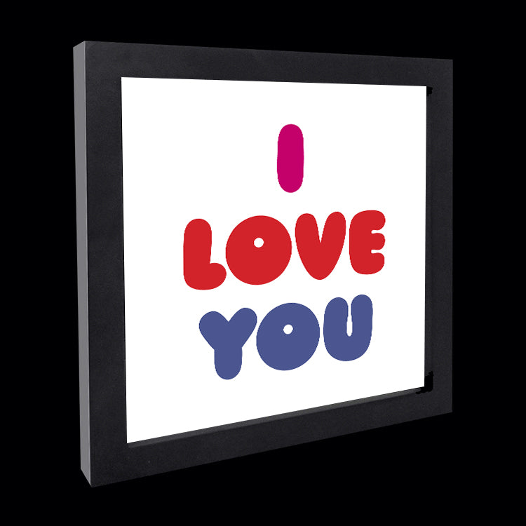 "i love you" card
