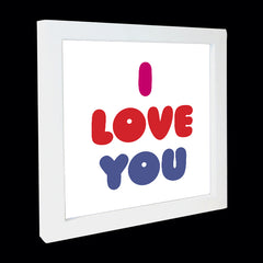 "i love you" card