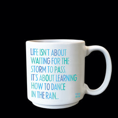 "dance in the rain" mini mug