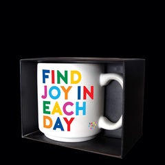 "find joy" mini mug