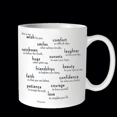 "my wish for you" mug