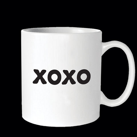 "xoxo" mug