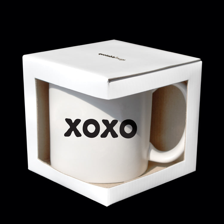 "xoxo" mug