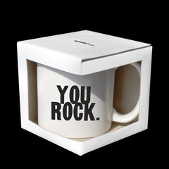 "you rock." mug