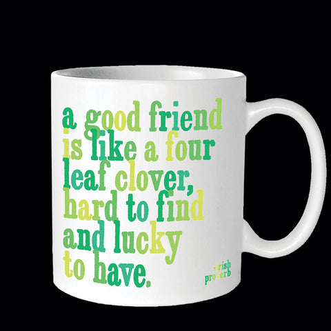 "four leaf clover" mug