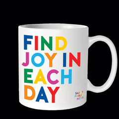 "find joy" mug