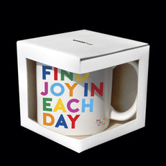 "find joy" mug