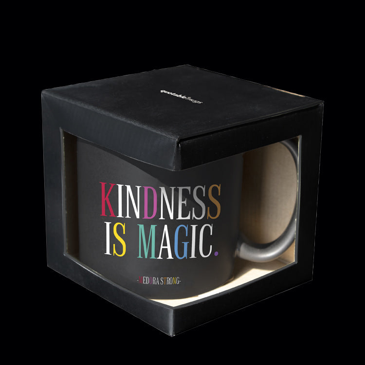 "kindness is magic" mug