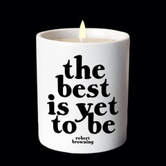 "the best is yet to be" candle