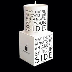 "angel by your side" candle