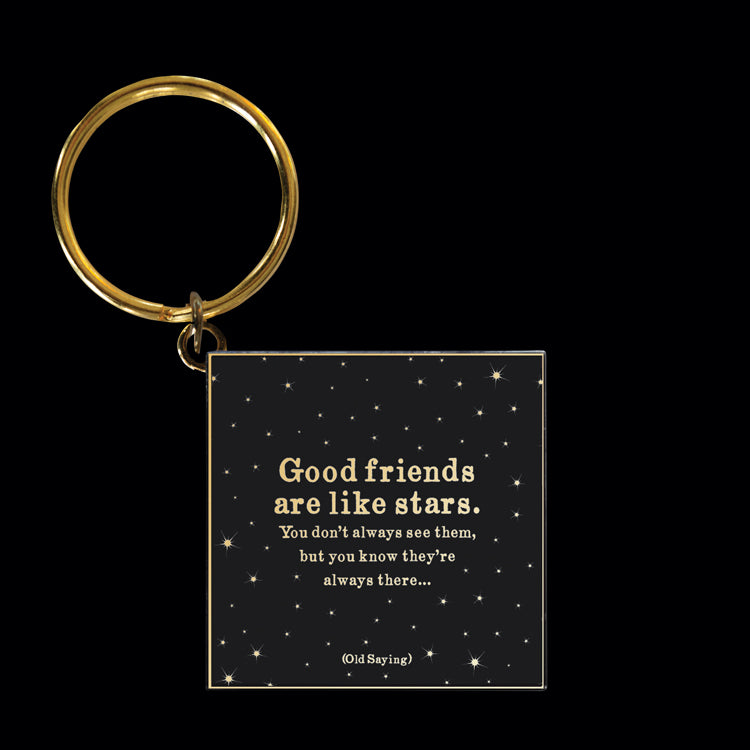 "good friends" keychain
