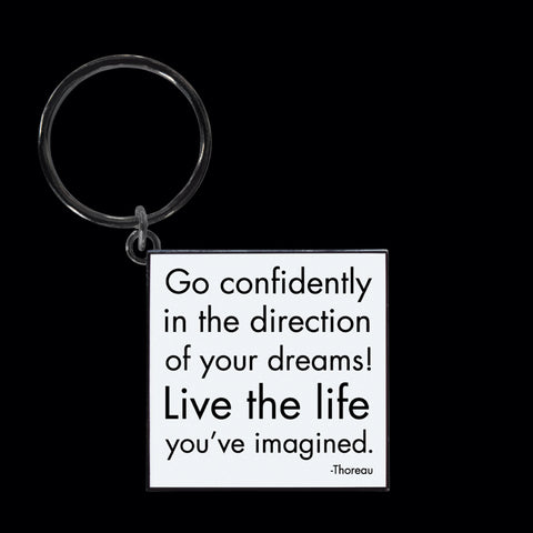 "go confidently" keychain