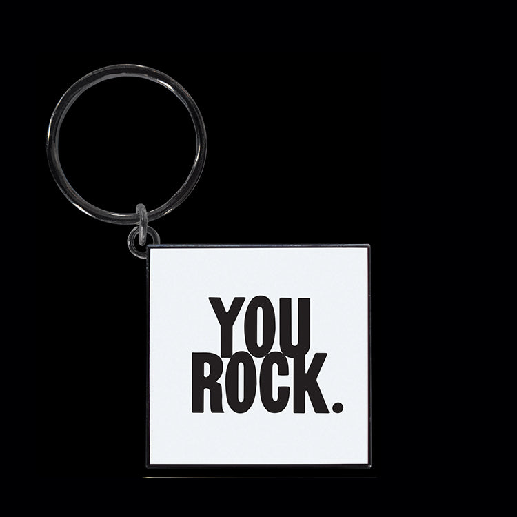 "you rock" keychain