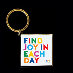 "find joy" keychain