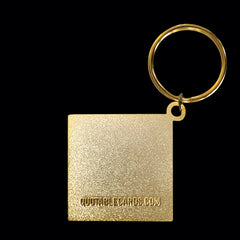 "to the world" keychain