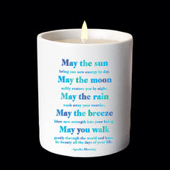 "may the sun" candle