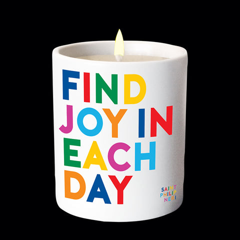 "find joy" candle