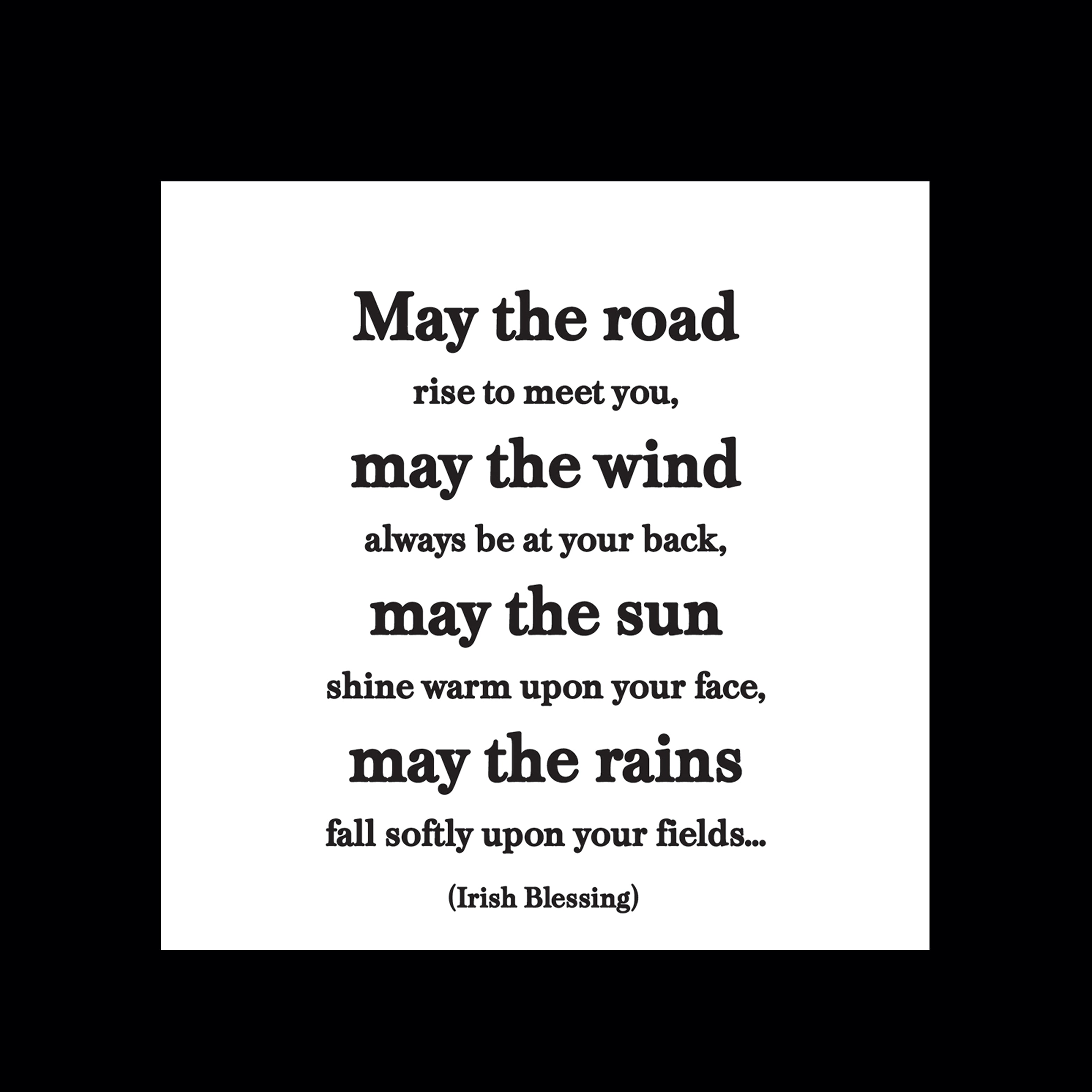 "may the road rise" magnet
