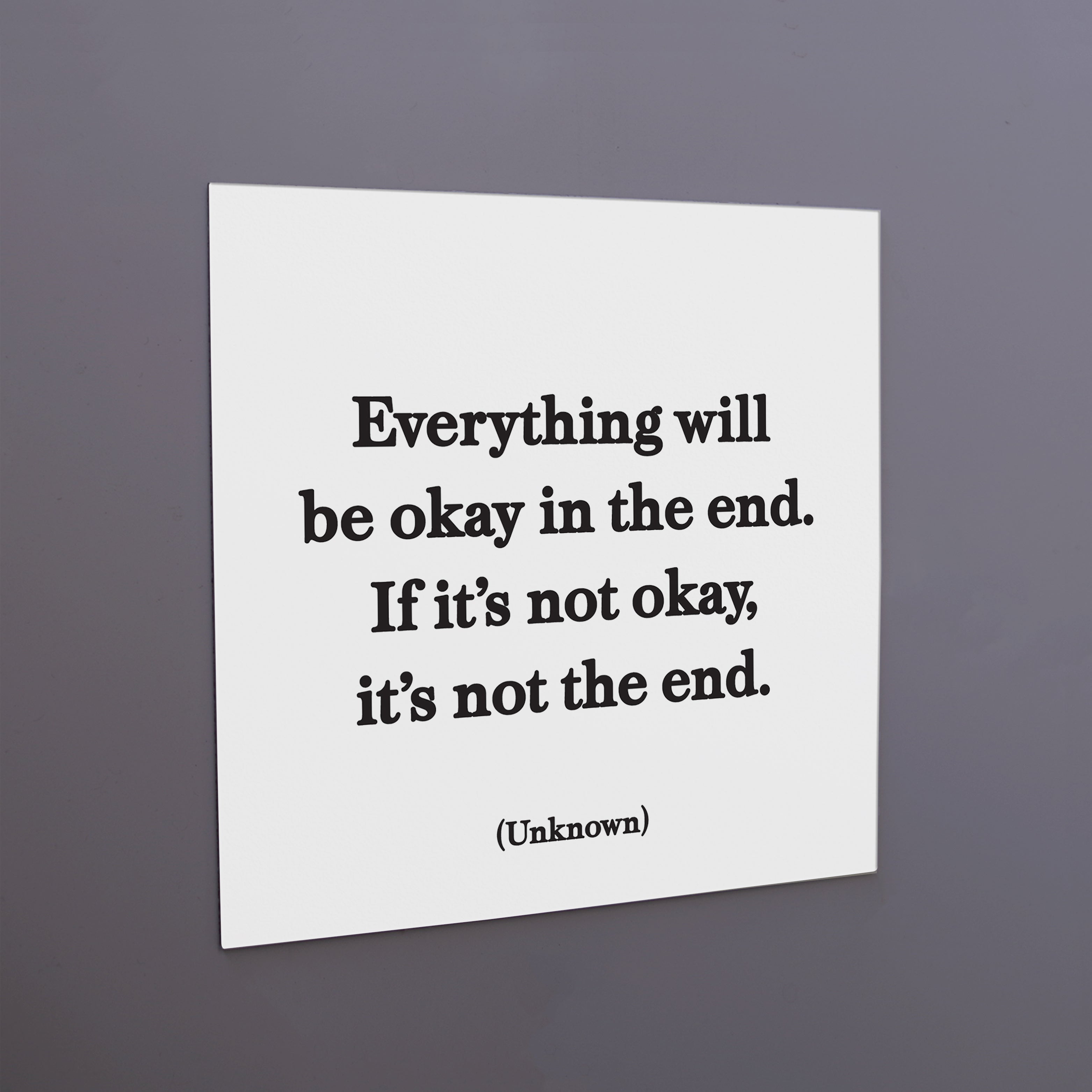 "everything will be okay" magnet