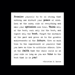 "promise yourself" magnet