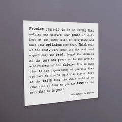 "promise yourself" magnet