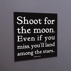 "shoot for the moon" magnet