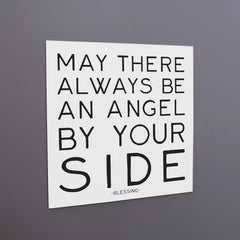 "angel by your side" magnet