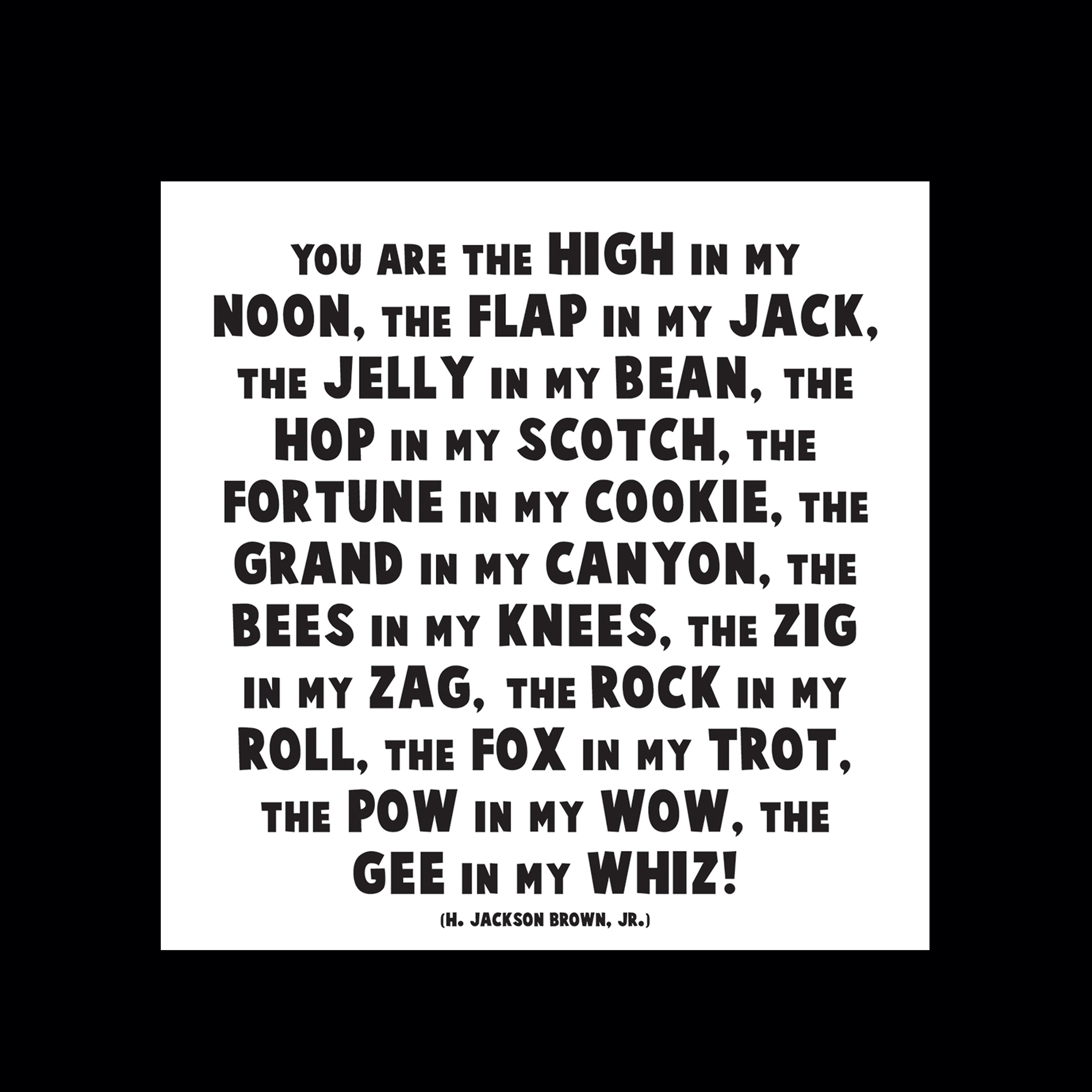 "high in my noon" magnet