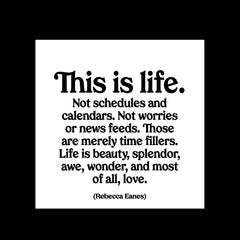 "this is life" magnet
