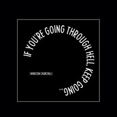 "going through hell" magnet