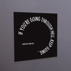 "going through hell" magnet