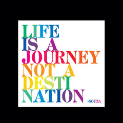 "life is a journey" magnet