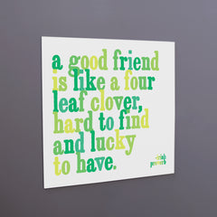 "four leaf clover" magnet