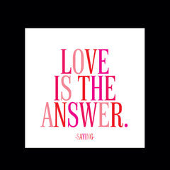 "love is the answer" magnet