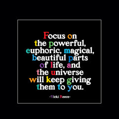 "focus on the powerful" magnet