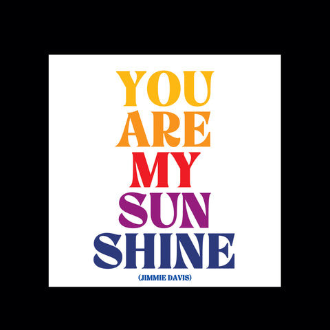 "you are my sunshine" magnet