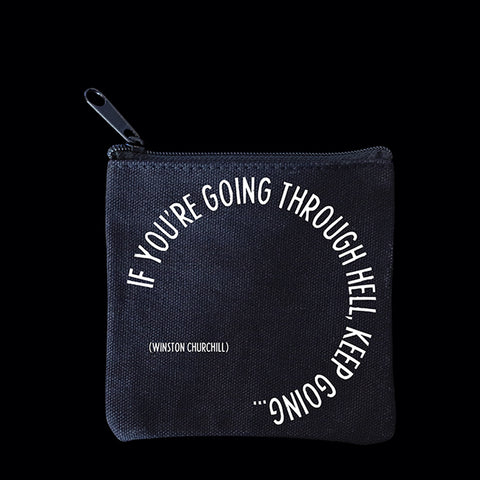 "going through hell" mini pouch