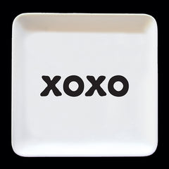 "xoxo" trinket dish