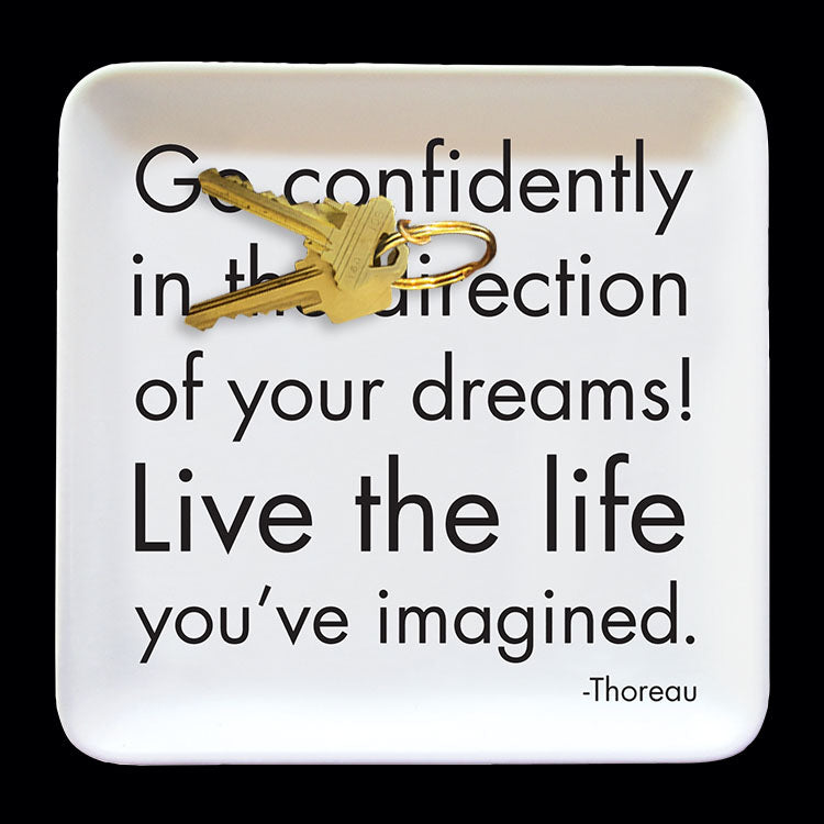 "go confidently" trinket dish