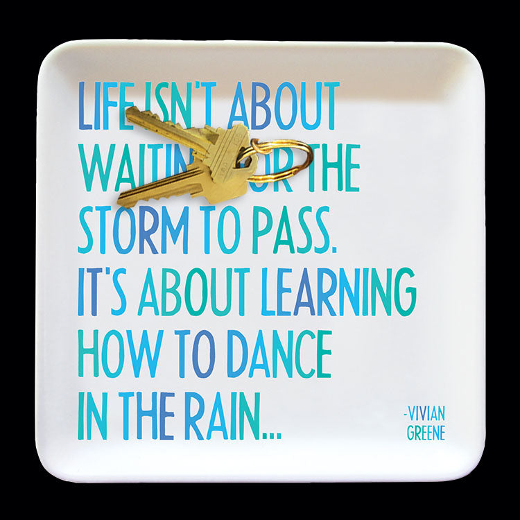 "dance in the rain" trinket dish