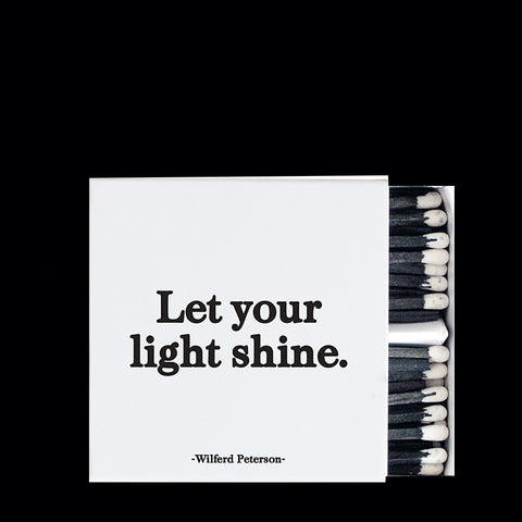 "let your light shine" matchbox