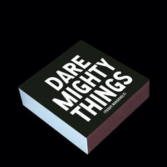 "dare mighty things" matchbox