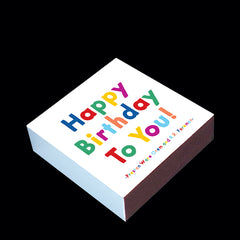 "happy birthday to you!" matchbox
