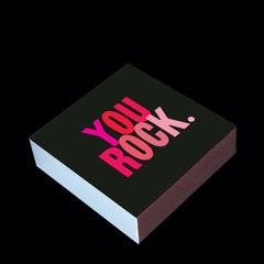 "you rock." matchbox